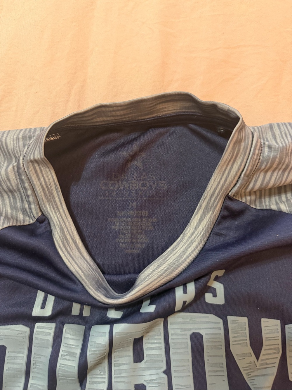 NFL Dallas Cowboys Navy and Gray Short Sleeve Team Tee - Picture 3 of 3